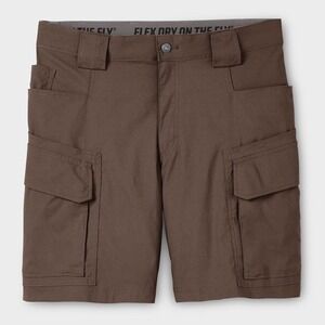 Duluth Trading Co Mens Duluth Flex Dry on the Fly Relaxed Fit 9" Cargo Shorts BA